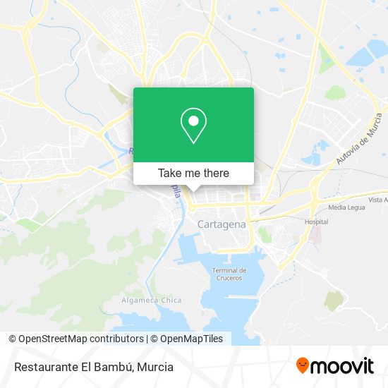 Restaurante El Bambú map
