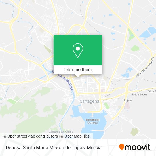 Dehesa Santa María Mesón de Tapas map