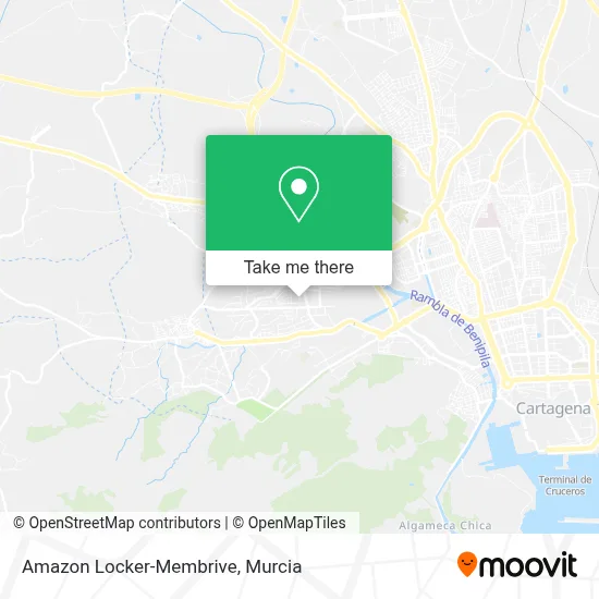 Amazon Locker-Membrive map
