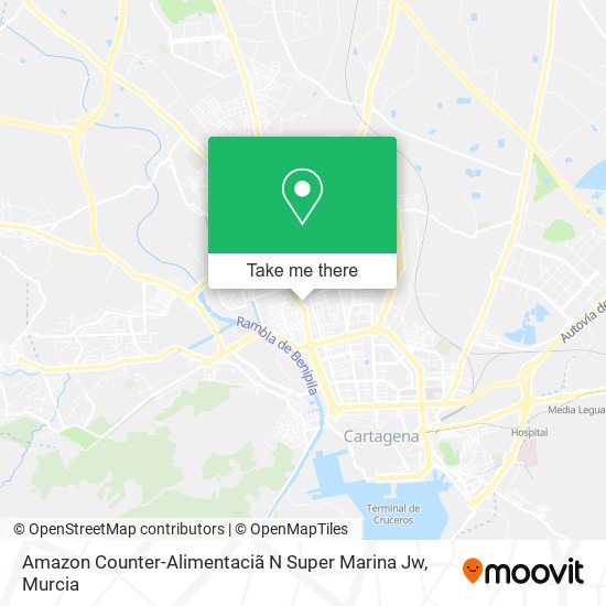 Amazon Counter-Alimentaciã N Super Marina Jw map