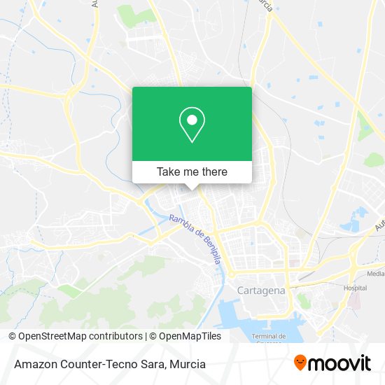 mapa Amazon Counter-Tecno Sara