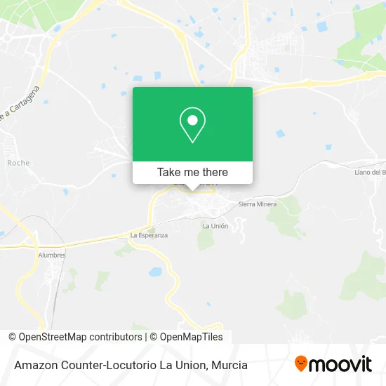 Amazon Counter-Locutorio La Union map