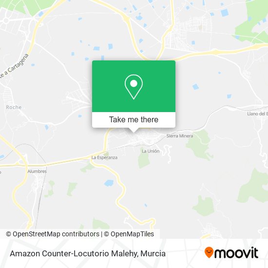 Amazon Counter-Locutorio Malehy map