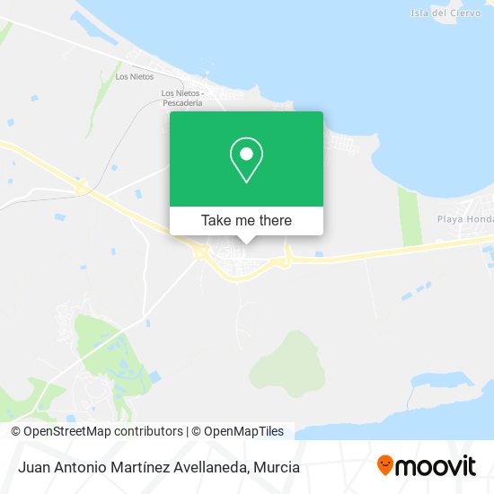 Juan Antonio Martínez Avellaneda map