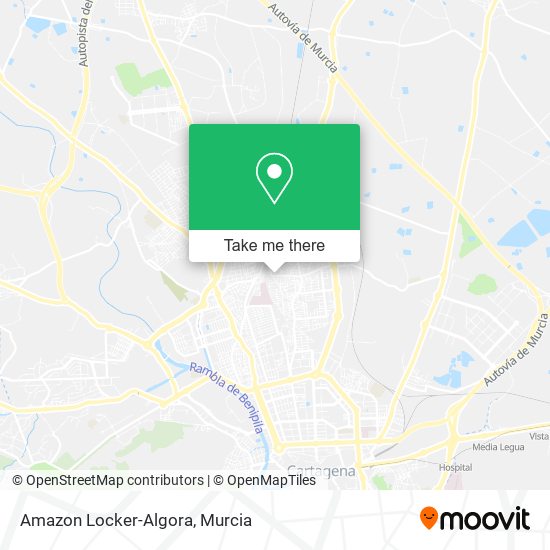 Amazon Locker-Algora map