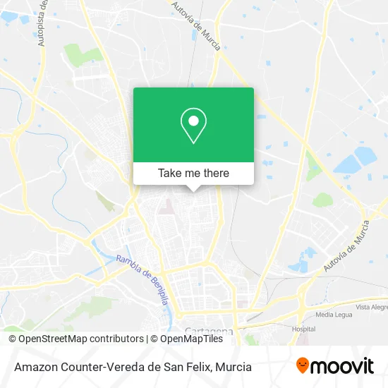 Amazon Counter-Vereda de San Felix map