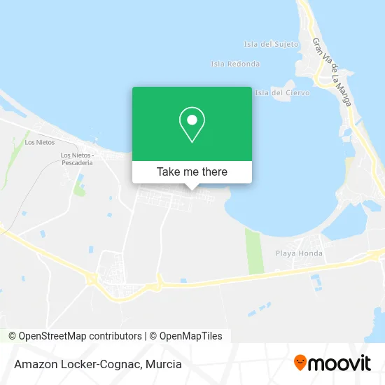 Amazon Locker-Cognac map