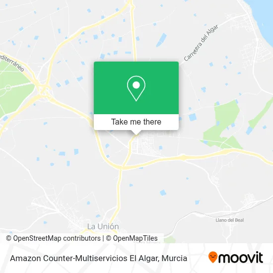 Amazon Counter-Multiservicios El Algar map