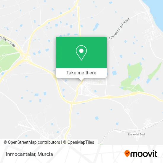 Inmocantalar map