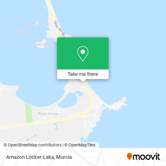 Amazon Locker-Laka map