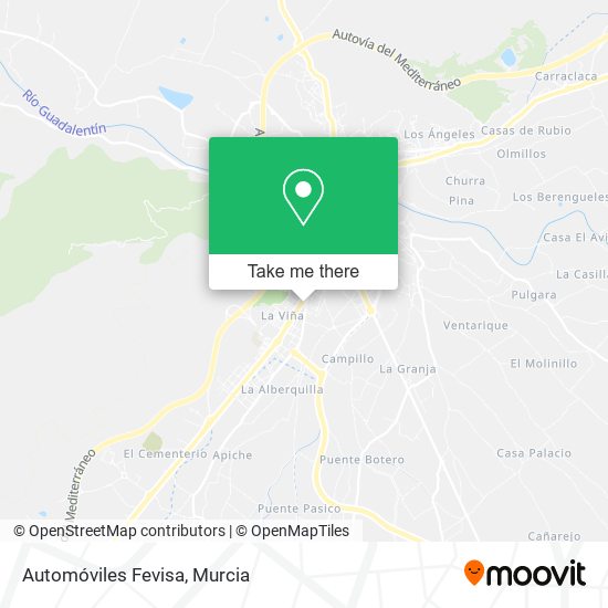 Automóviles Fevisa map