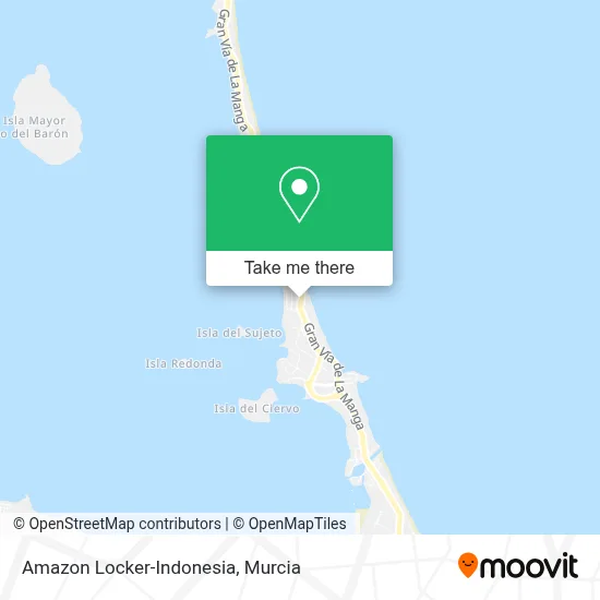 Amazon Locker-Indonesia map