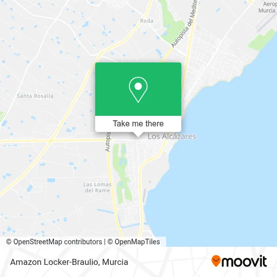 Amazon Locker-Braulio map