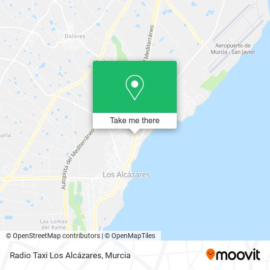 Radio Taxi Los Alcázares map