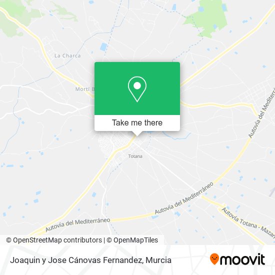 Joaquin y Jose Cánovas Fernandez map