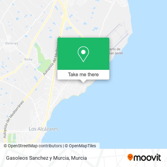 Gasoleos Sanchez y Murcia map