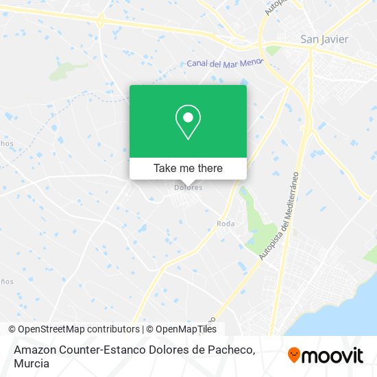 Amazon Counter-Estanco Dolores de Pacheco map