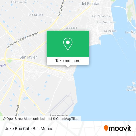 mapa Juke Box Cafe Bar