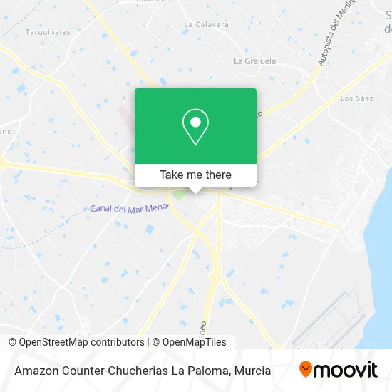 Amazon Counter-Chucherias La Paloma map