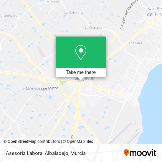 mapa Asesoría Laboral Albaladejo