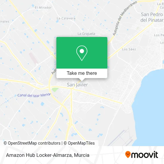 Amazon Hub Locker-Almarza map