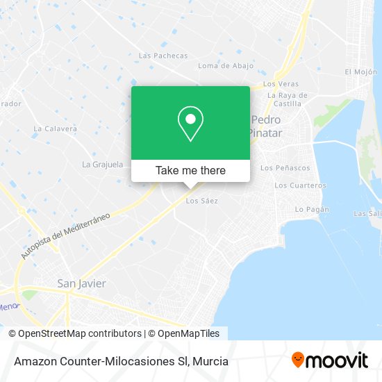 Amazon Counter-Milocasiones Sl map