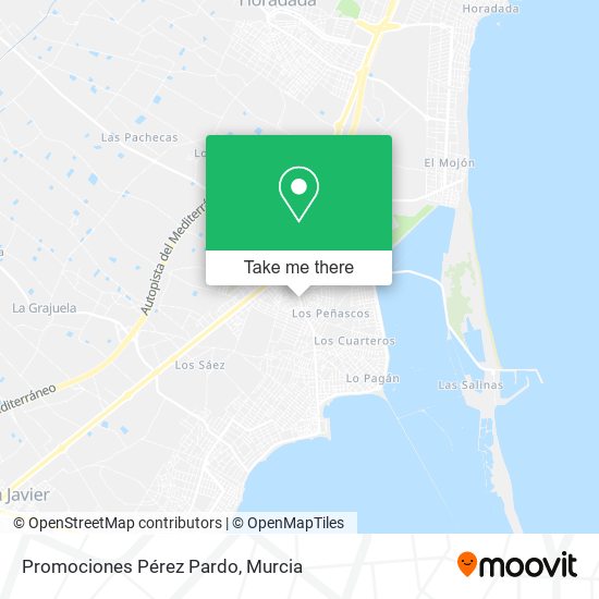 Promociones Pérez Pardo map