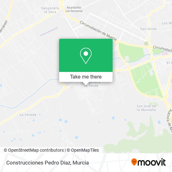 Construcciones Pedro Díaz map