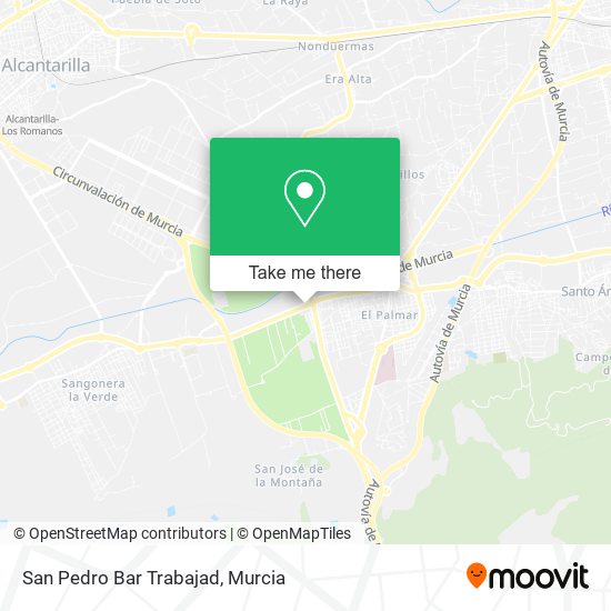 San Pedro Bar Trabajad map