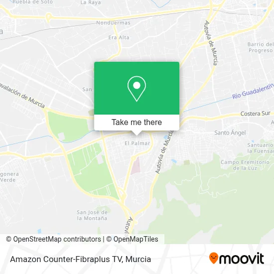 Amazon Counter-Fibraplus TV map