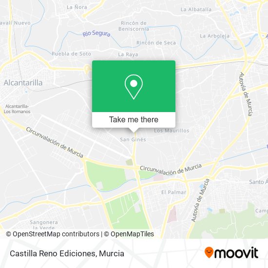 Castilla Reno Ediciones map