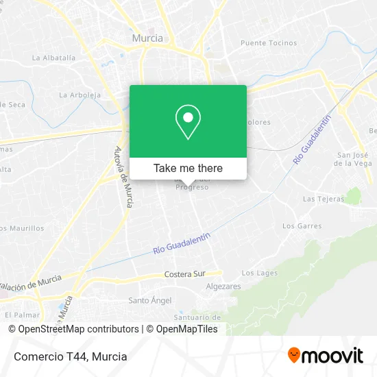 Comercio T44 map