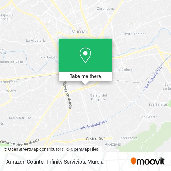 Amazon Counter-Infinity Servicios map