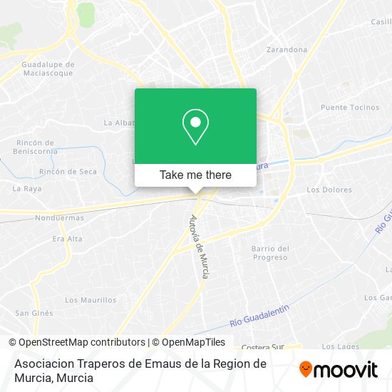 Asociacion Traperos de Emaus de la Region de Murcia map