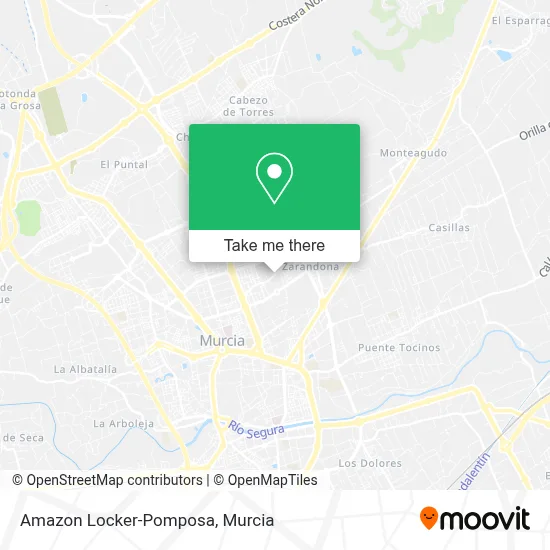 Amazon Locker-Pomposa map