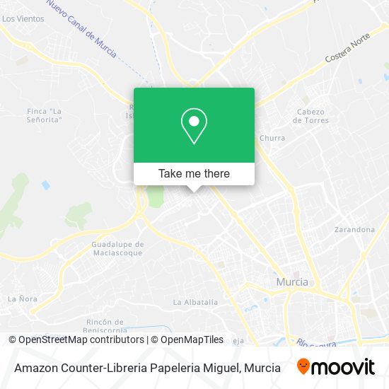 Amazon Counter-Libreria Papeleria Miguel map