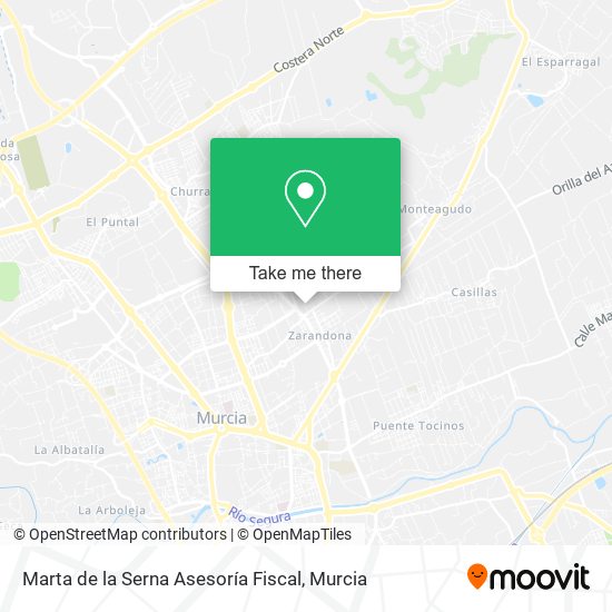 mapa Marta de la Serna Asesoría Fiscal