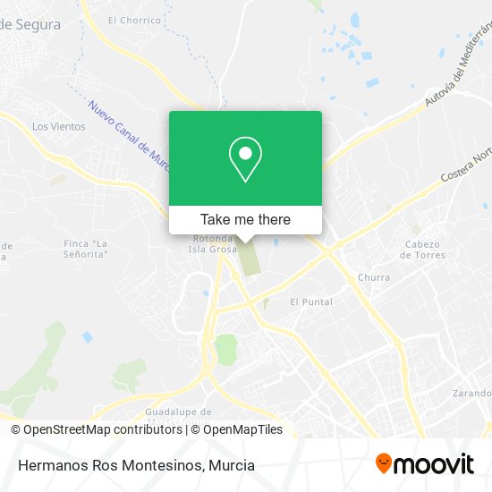 Hermanos Ros Montesinos map