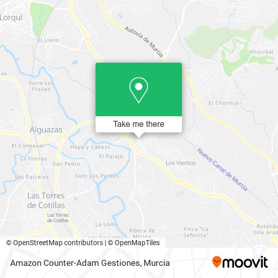 Amazon Counter-Adam Gestiones map