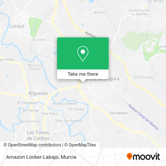 Amazon Locker-Labajo map