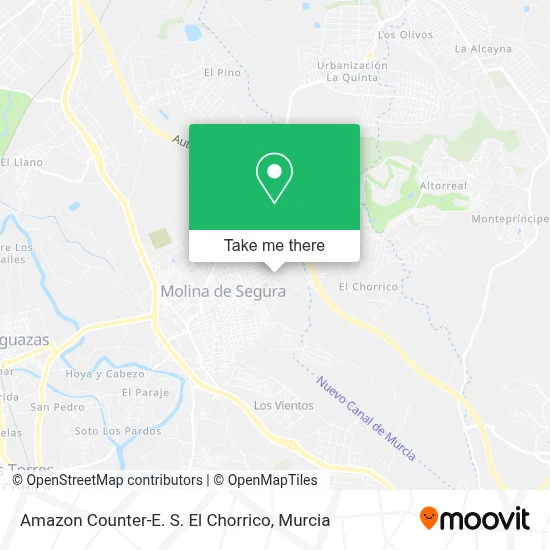 Amazon Counter-E. S. El Chorrico map