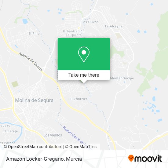 Amazon Locker-Gregario map