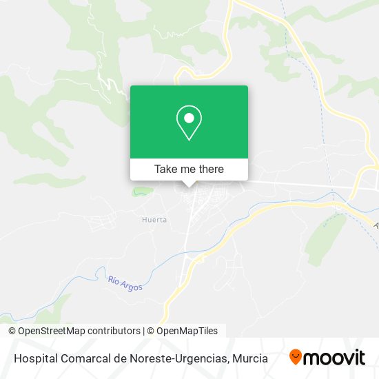 Hospital Comarcal de Noreste-Urgencias map