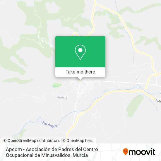 Apcom - Asociación de Padres del Centro Ocupacional de Minusvalidos map