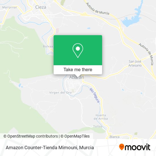 Amazon Counter-Tienda Mimouni map