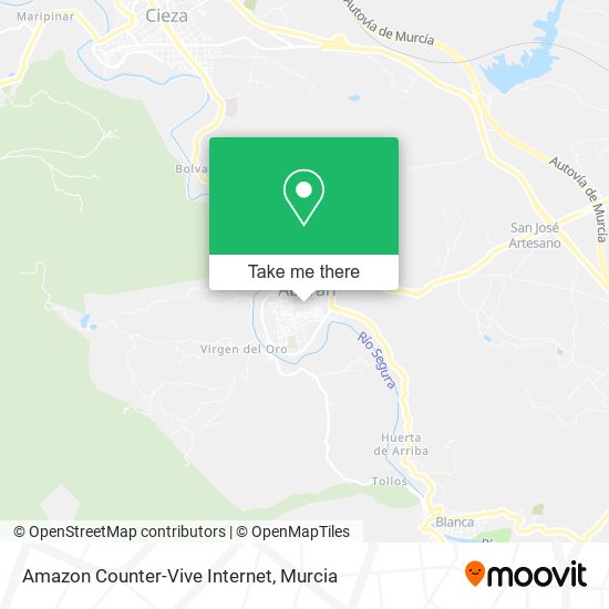 Amazon Counter-Vive Internet map