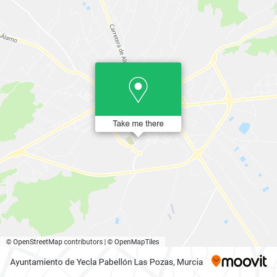 Ayuntamiento de Yecla Pabellón Las Pozas map