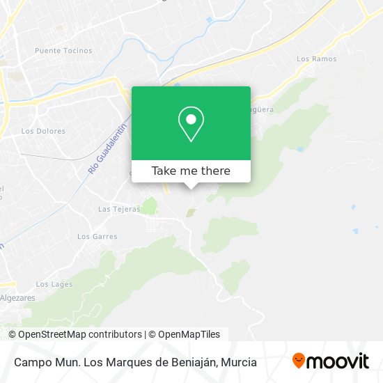 Campo Mun. Los Marques de Beniaján map