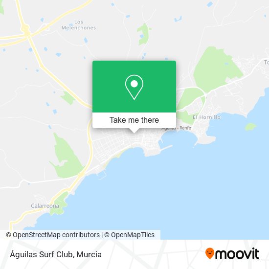 mapa Águilas Surf Club