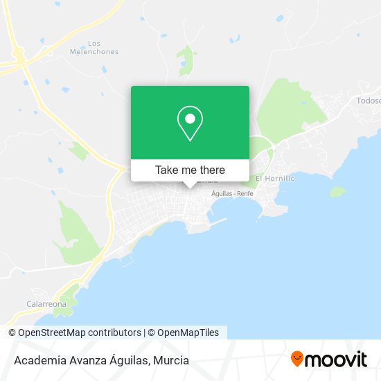 Academia Avanza Águilas map